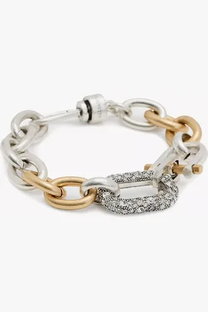 AllSaints Statement Pave Link Chain Bracelet