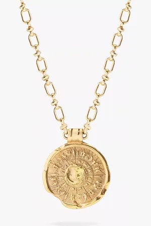 Deborah Blyth Achilles Shield Pendant Necklace