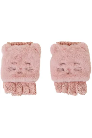 Accessorize Fluffy Cat Gloves