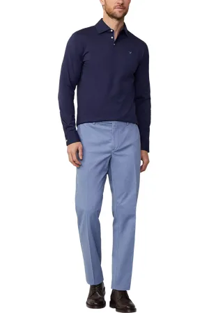 Hackett Cotton Blend Slim Fit Trousers