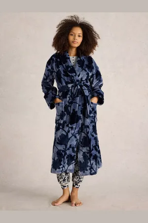 White Stuff Clover Floral Cosy Dressing Gown