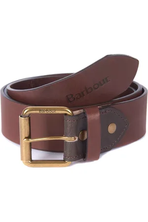 Barbour Contrast Leather Belt