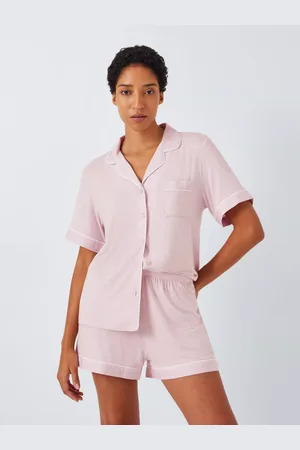 John Lewis Aria Modal Blend Short Pyjama Set, Pink