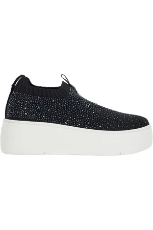 Dune Elements Embellished Flatform Sock Trainers