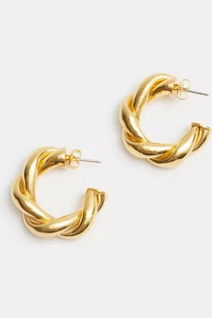 Hush Puppies Twist Hoop Earrings