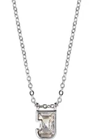 Eclectica Pre-Loved Refound Swarovski Crystal Letter Pendant Necklace, Dated Circa 1980s