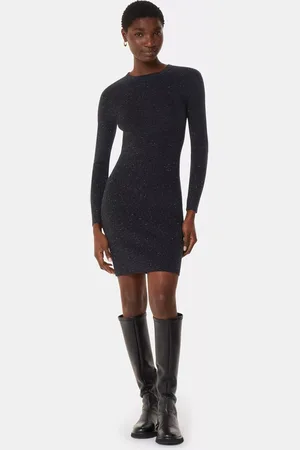 Whistles Annie Sparkle Mini Dress