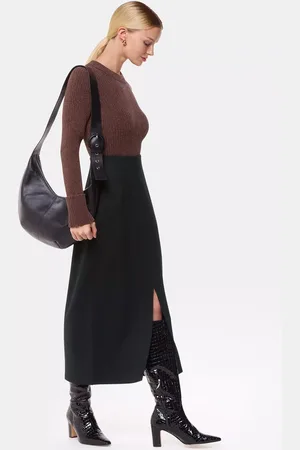 Whistles Ponte Straight Skirt