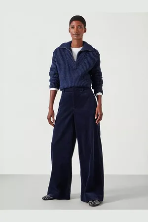 Hush Puppies Wide Leg Corduroy Trousers