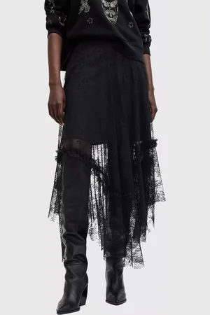 AllSaints Josie Lace Skirt