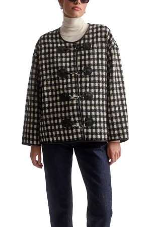 By Malina Lou Check Wool Blend Jacket