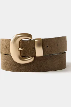mint&berry Suede Wide Belt