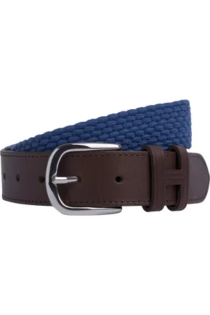Hackett Braided Leather Tip Belt