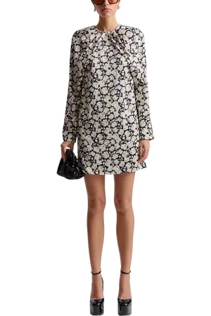 By Malina Evie Floral Cape Dress