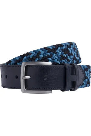 Hackett Braided Leather Tip Belt