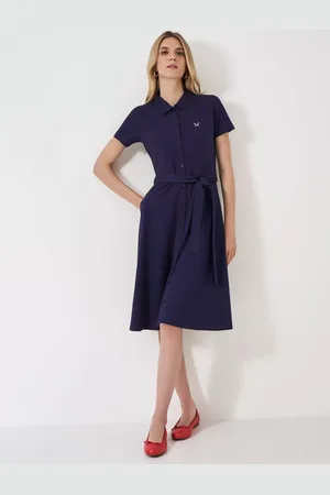 J.Crew Belted Polo Dress