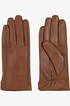 HotSquash Textured Stitch Leather Gloves