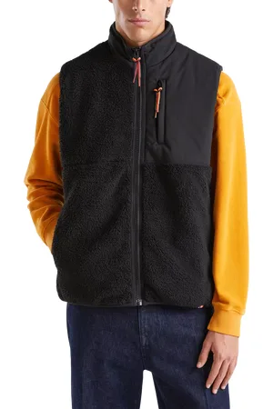 Benetton Imitation Fur Gilet