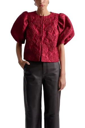 By Malina Cleo Puff Sleeve Top