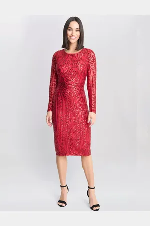 Gina Bacconi Sequin Bodycon Dress