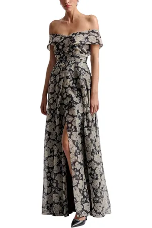 By Malina Lovelia Floral Off Shoulder Dress
