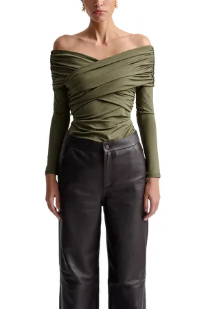 By Malina Siri Jersey Wrap Top