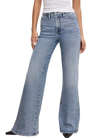 GOOD AMERICAN High Rise Wide Leg 746 Jeans