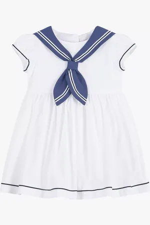 FrenchTrotters Baby Philippa Chambray Sailor Dress