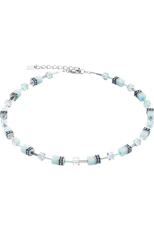 COEUR DE LION Crystal Cube Beaded Collar Necklace