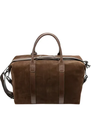 Loake Balmoral Suede and Leather Weekend Bag