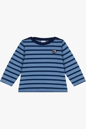 Petit Bateau Baby Breton Stripe Cotton Top