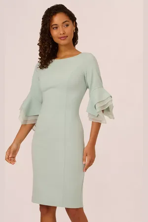 Adrianna Papell Knit Crepe Sheath Dress