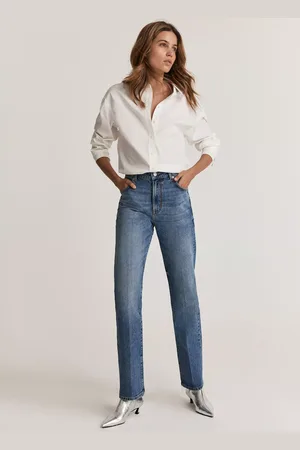 mint&berry High Rise Straight Leg Jeans