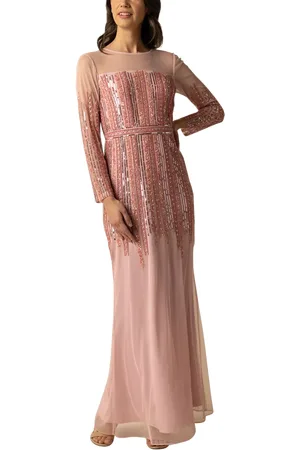 RAISHMA Alaina Embellished Long Sleeve Dress