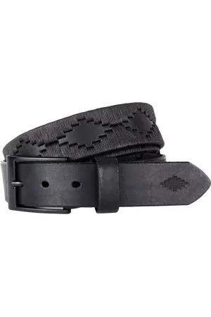 Pampeano Bordado Leather Belt