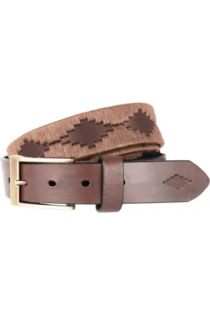 Pampeano Bordado Leather Belt