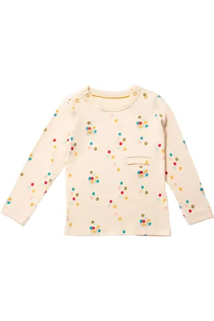 Little Green Radicals Baby Rainbow Balloons Easy Feeding Adaptive Long Sleeve Top