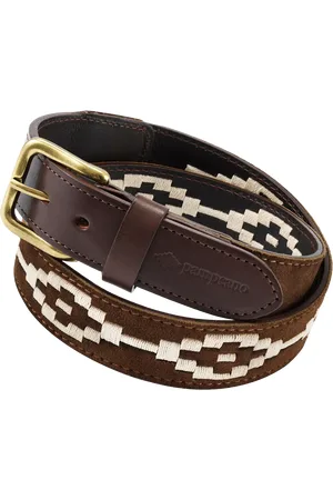 Pampeano Confianza Leather & Suede Belt