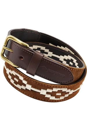 Pampeano Confianza Leather & Suede Belt