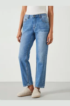 Hush Puppies Straight Boyfriend Jeans, Vintage Washed Blue