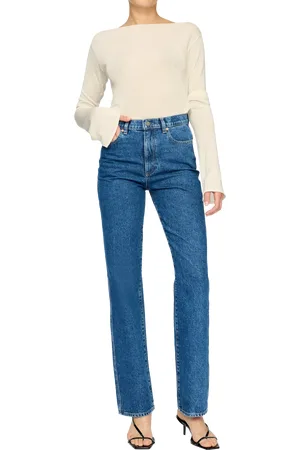 DL1961 Demie High Rise Straight Leg Jeans
