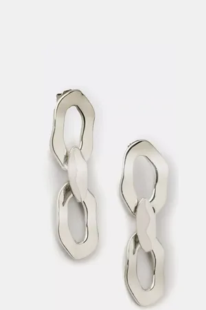 mint&berry Hammered Chain Earrings