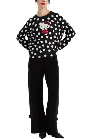 Chinti & Parker X Hello Kitty Wool Cashmere Polka Dot Jumper