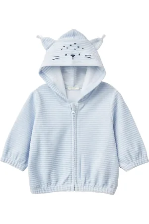 Benetton Baby Stripe Zip Up Hoodie