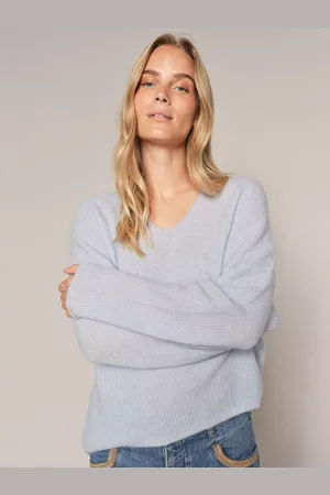 Mos Mosh Thora V-Neck Wool Blend Jumper