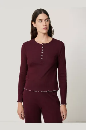 Jigsaw Henley Pure Organic Cotton Pyjama Top