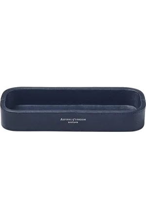 ASPINAL OF LONDON Leather Stacking Tray