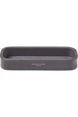 ASPINAL OF LONDON Leather Stacking Tray
