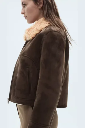 MANGO Delhi Faux Suede Jacket