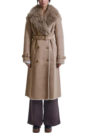 James Lakeland Faux Fur Military Coat